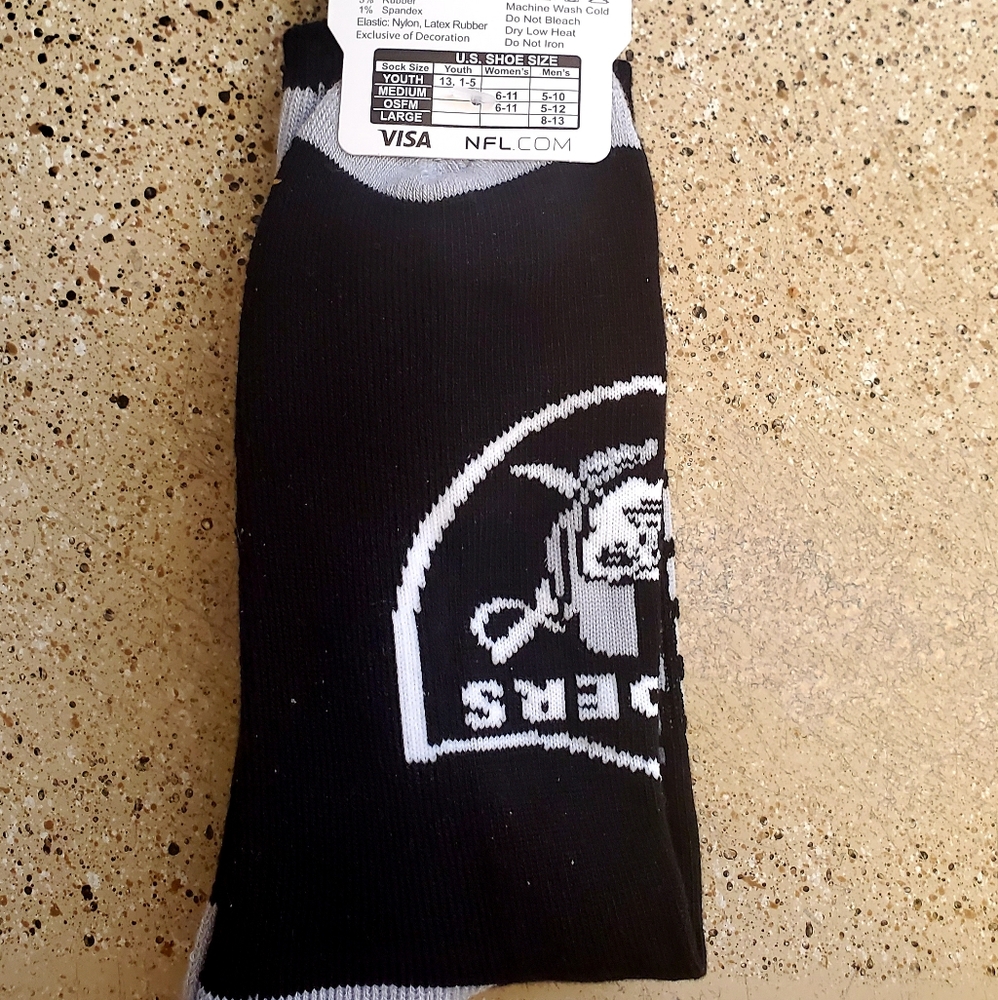 las vegas Raiders socks